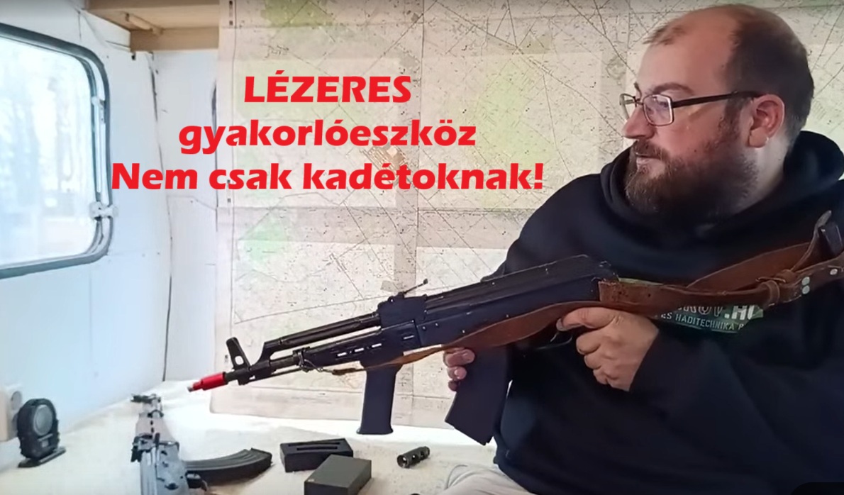 Lézeres gyakorlóeszköz - nem csak kadétoknak!