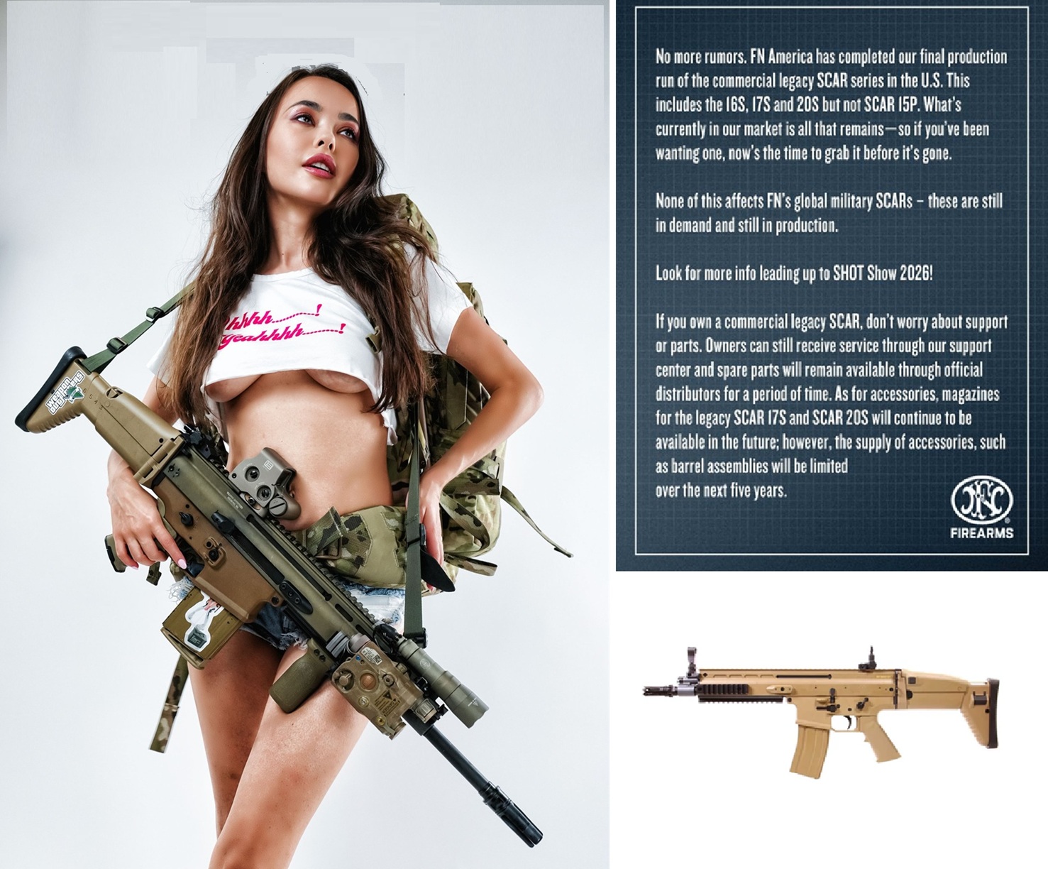 FN Scar: Megszűnik az öntöltő változatok gyártása