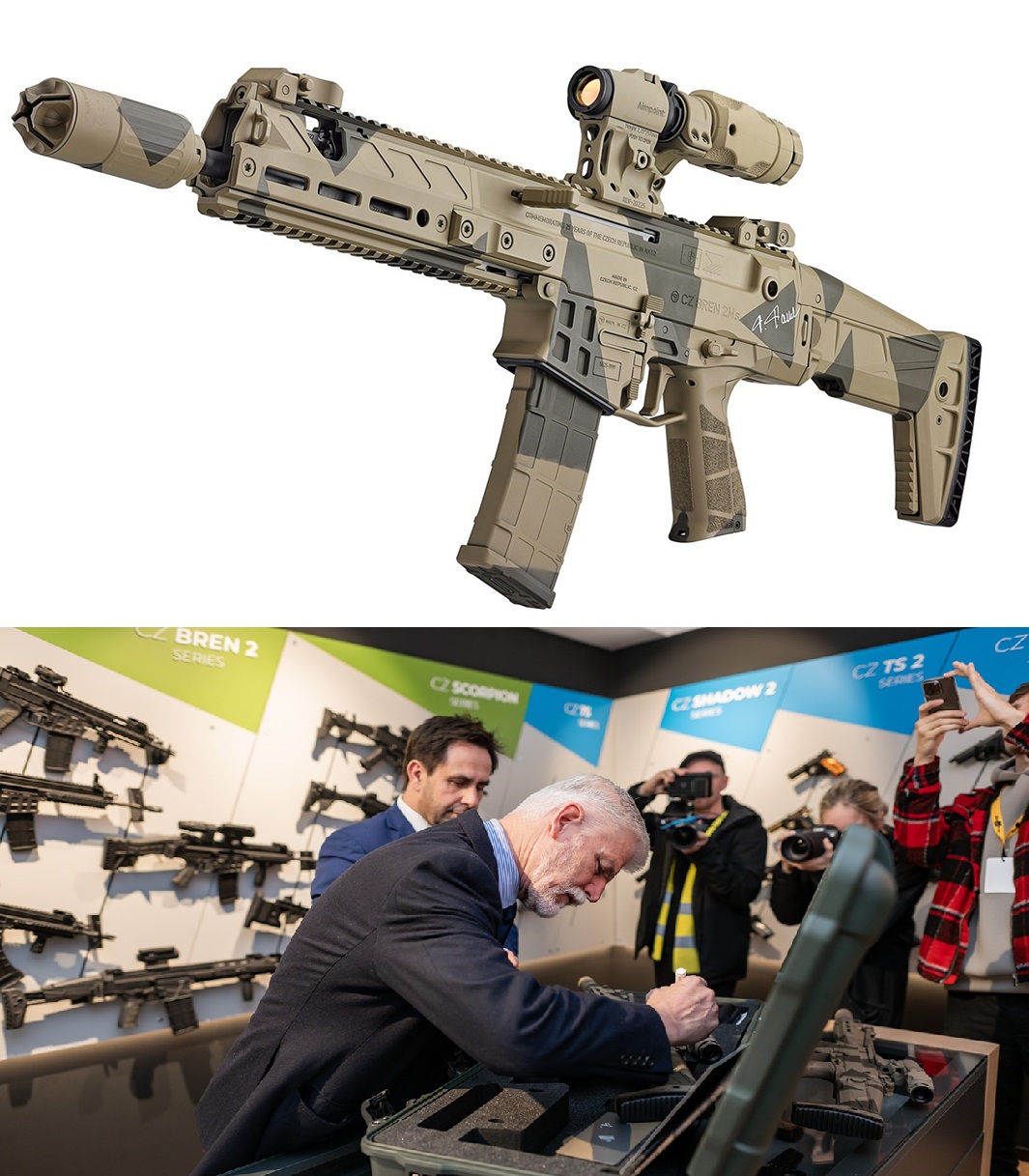 CZ Bren2Ms: NATO emlékmodell, akár cseh elnöki aláírással is