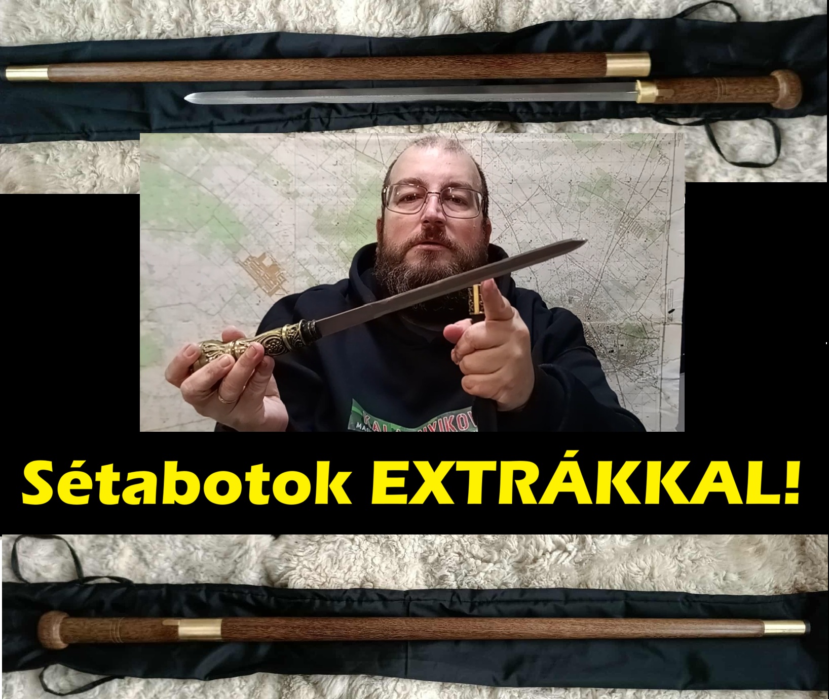 Sétabotok extrákkal!