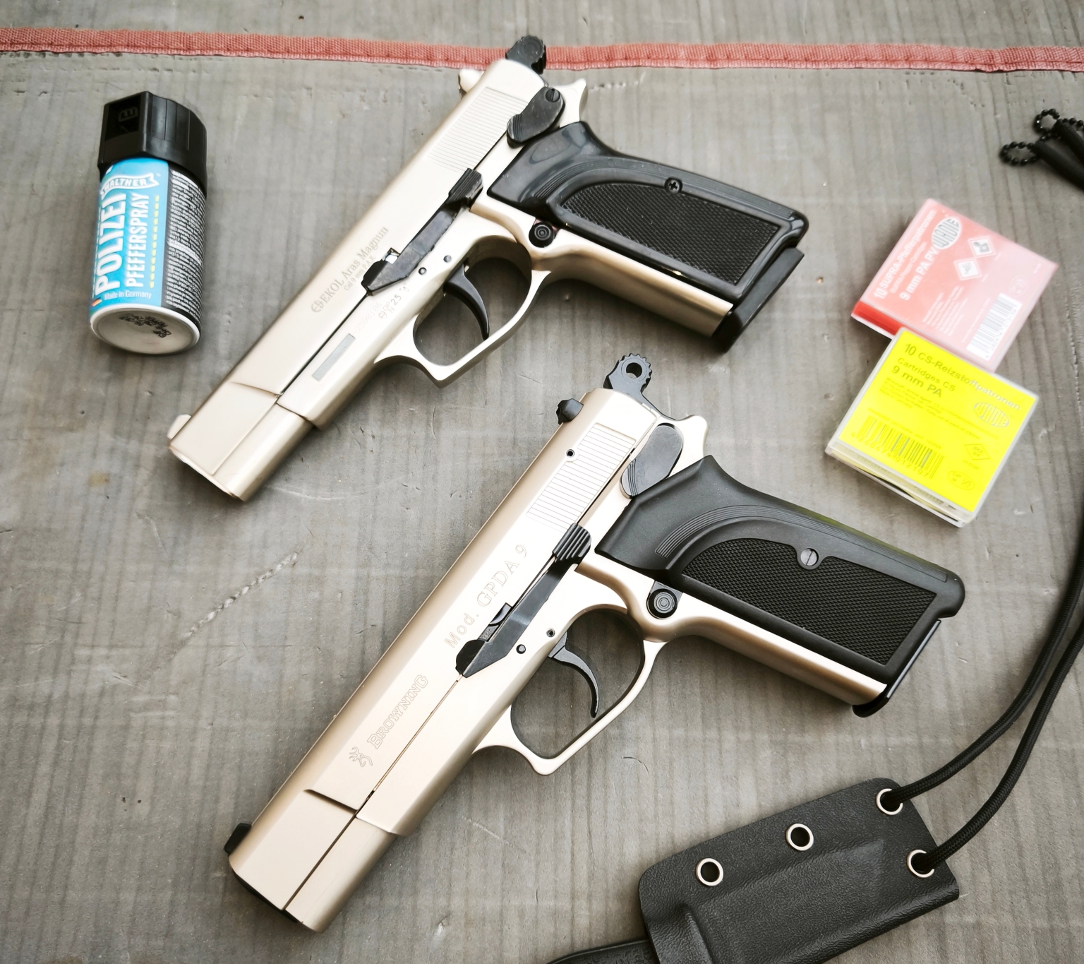 Umarex Browning GPDA vs. Ekol Aras Magnum gázpisztolyok