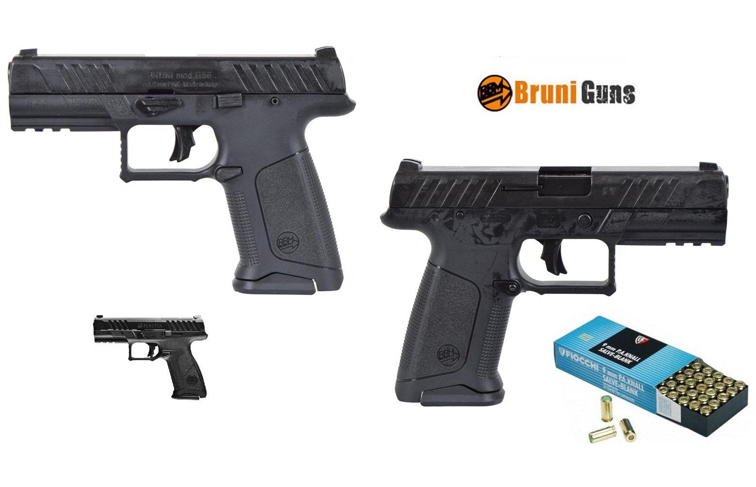 Bruni G56 - Beretta Apx A1 alakú gáz-riasztó pisztoly